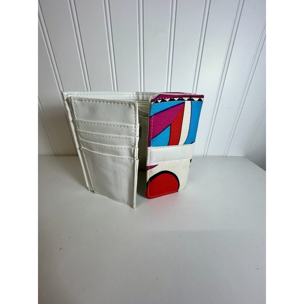 Funky Abstract Tri-Fold Wallet.‎ Fun Geometric Pattern - Picture 7 of 10